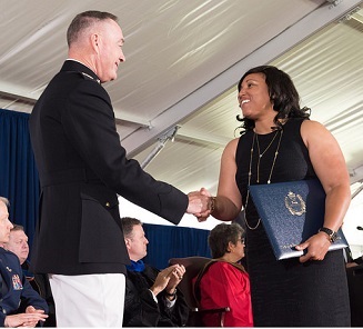 Student at graduation